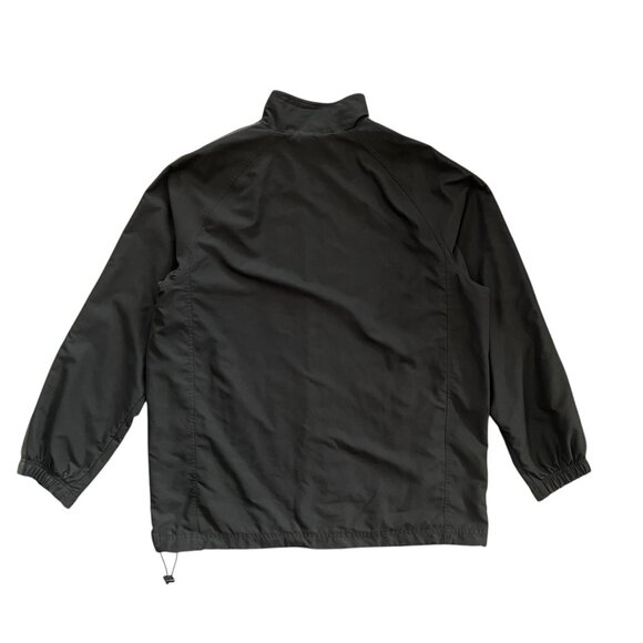 Vintage Y2K Nike Mens Track Jacket Windbreaker Black XL Sporty Streetwear Soccer - Picture 2 of 9